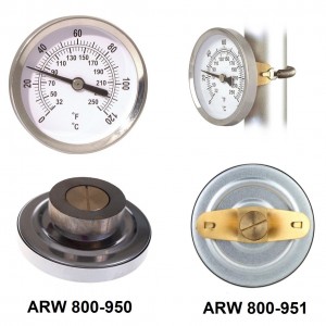 Termometri analogici per radiatori e tubi ARW-800