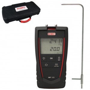 Micro Manometro Anemometro a Tubo di Pitot kimo ARW MP120