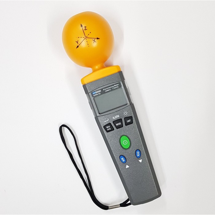 Rilevatore EMF 3 In 1 Ricaricabile – Misura Campi Elettrici, Magnetici E RF Con Allarme E Schermo Retroilluminato