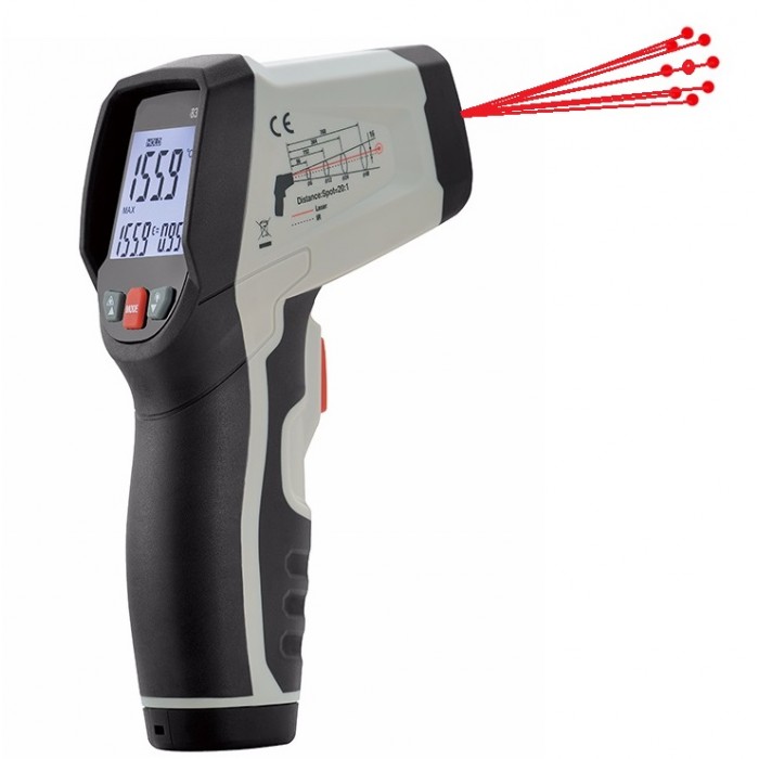 Termometro Frontale con Schermo LCD Certificazione CE e FDA Termometro Frontale con Schermo LCD Certificazione CE e FDA